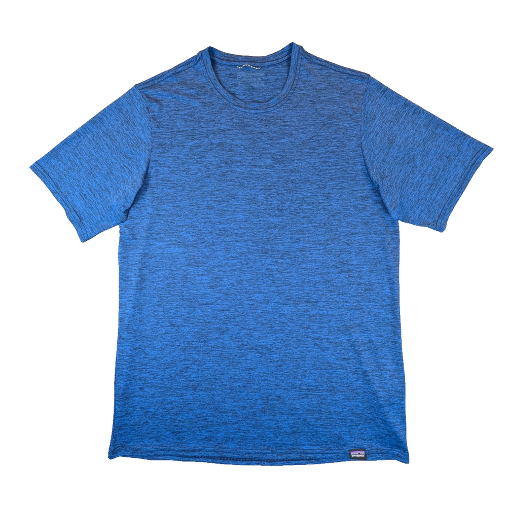 Patagonia T-Shirt Small Men's Blue Short Sleeve Quick Dry Performance Tee